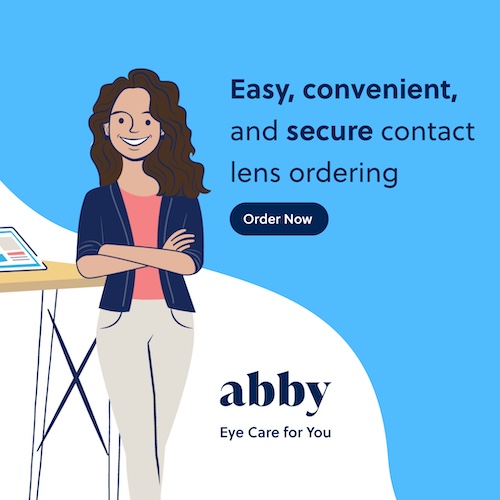 Easy, convenient, and secure contact lens ordering with [abby]